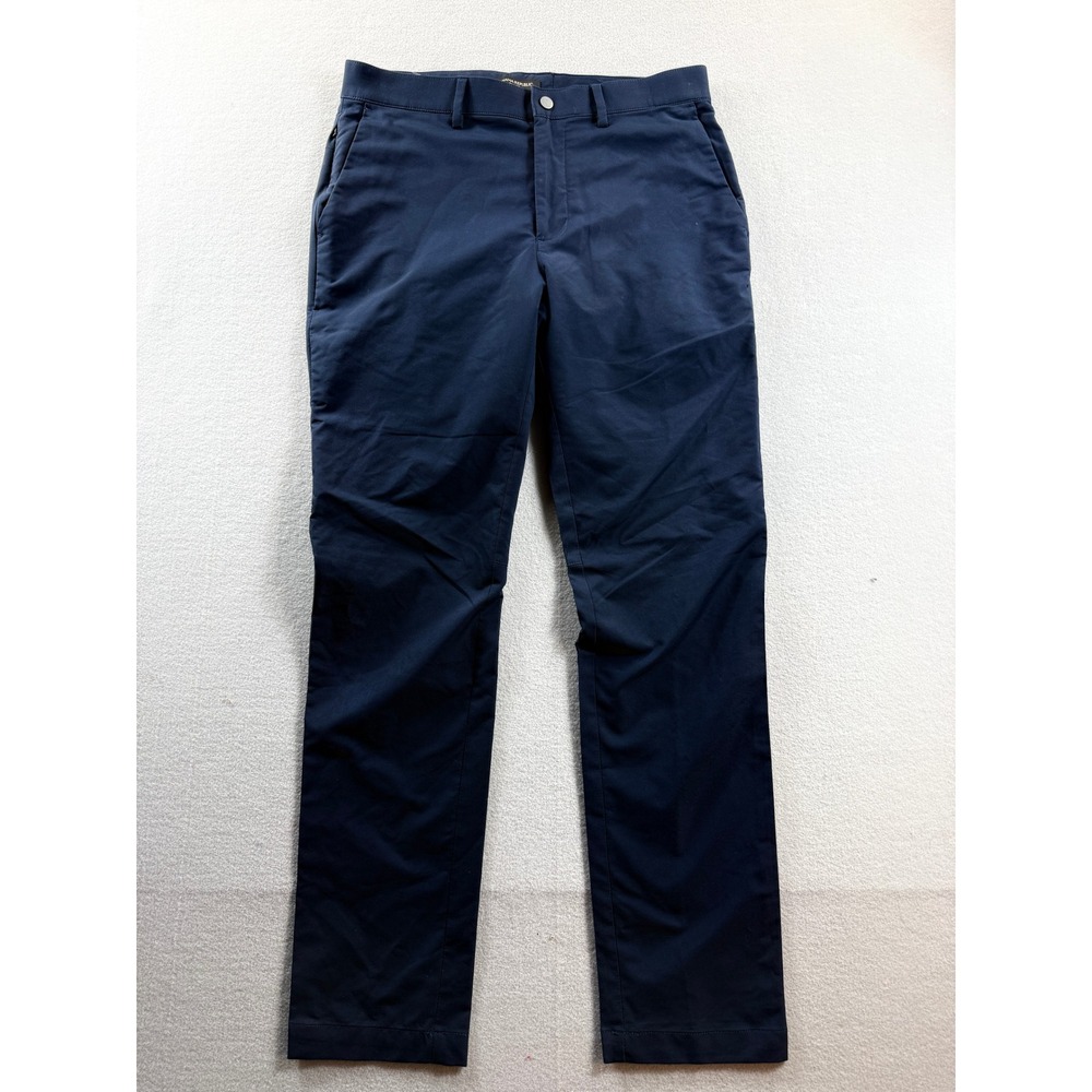 Banana Republic Chino Pants Mens 31x32 Navy Blue Slim Fit 32x31